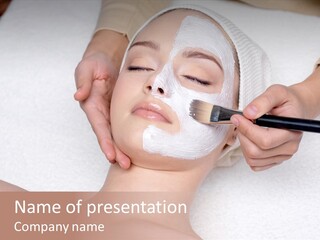 Healthy Horizontal Face PowerPoint Template