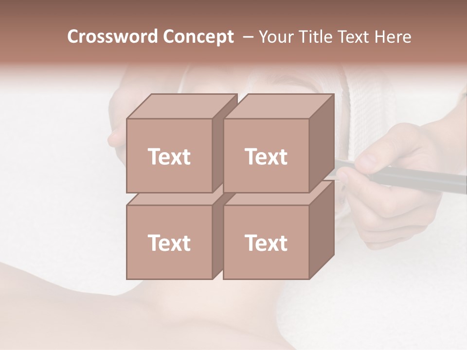 Healthy Horizontal Face PowerPoint Template