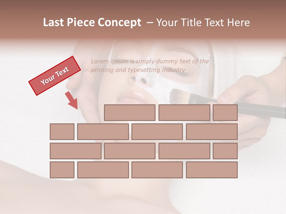 Healthy Horizontal Face PowerPoint Template