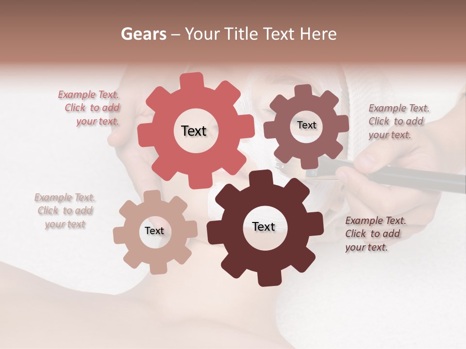 Healthy Horizontal Face PowerPoint Template