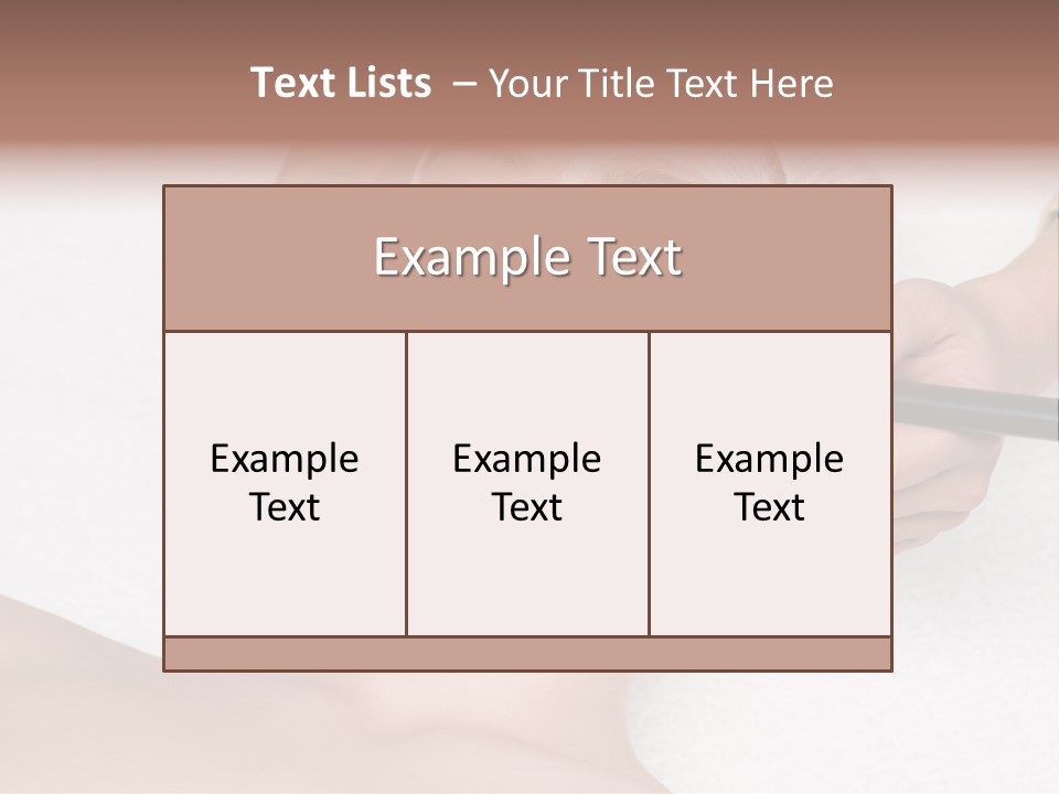 Healthy Horizontal Face PowerPoint Template