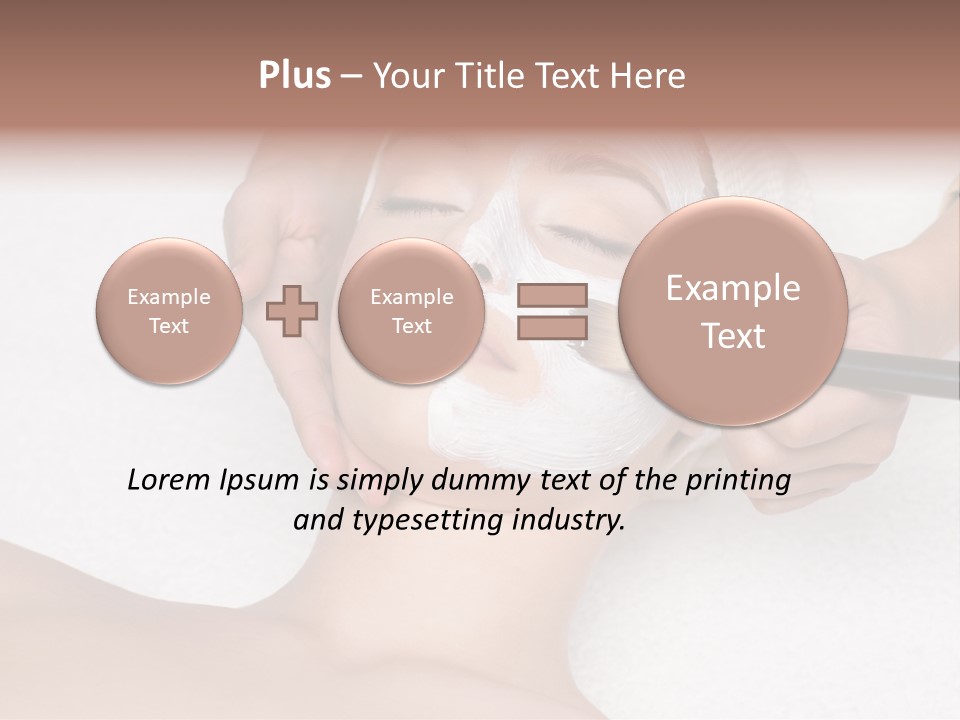 Healthy Horizontal Face PowerPoint Template