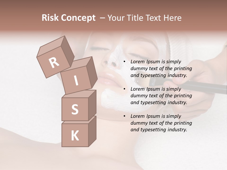 Healthy Horizontal Face PowerPoint Template