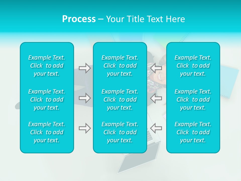 A Woman Laying On The Floor Surrounded By Notebooks PowerPoint Template