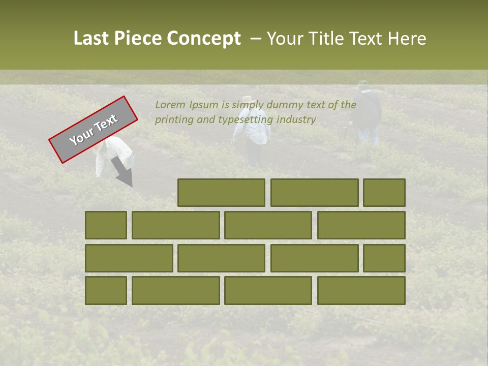 Businesses Laborers Grapes PowerPoint Template