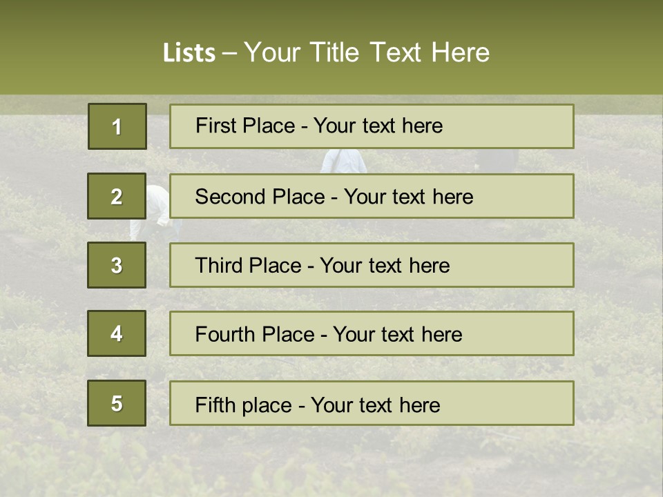 Businesses Laborers Grapes PowerPoint Template