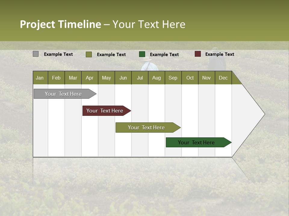 Businesses Laborers Grapes PowerPoint Template