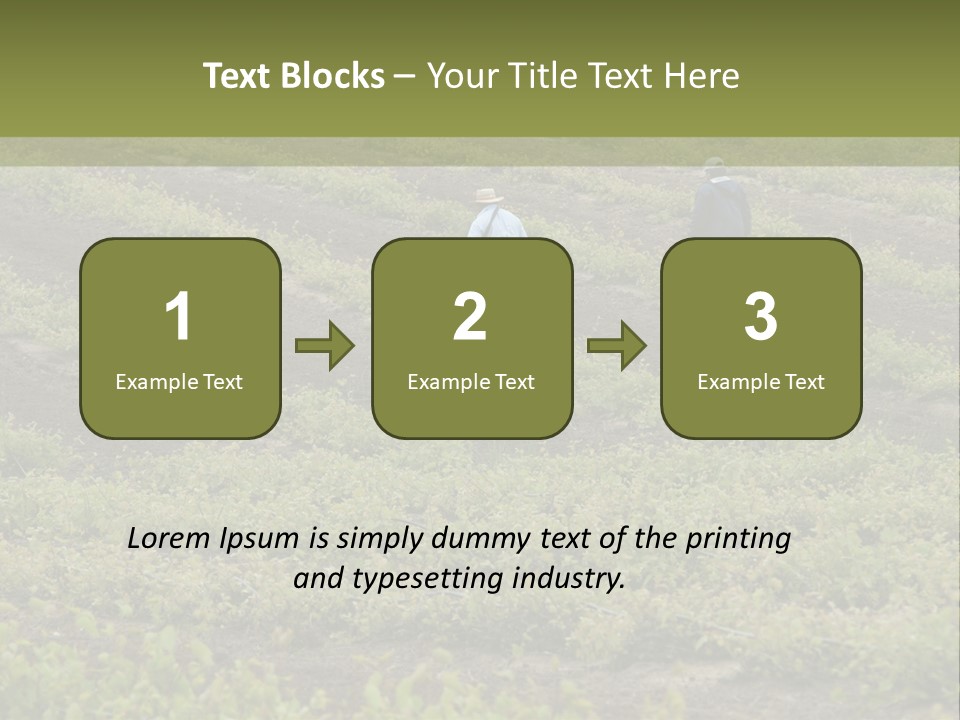 Businesses Laborers Grapes PowerPoint Template