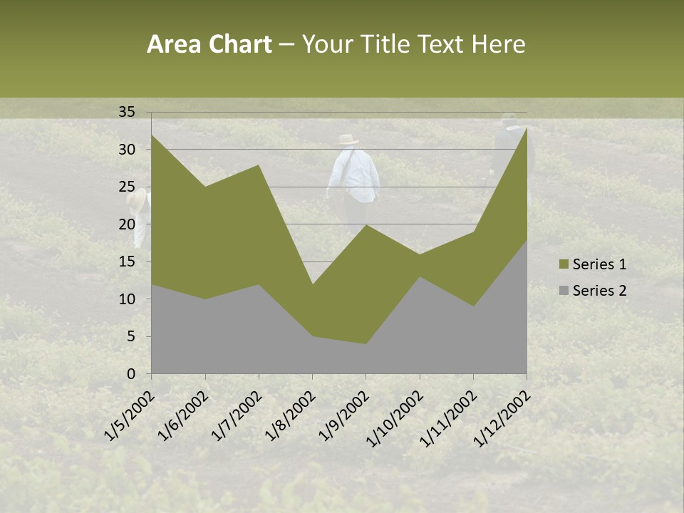 Businesses Laborers Grapes PowerPoint Template