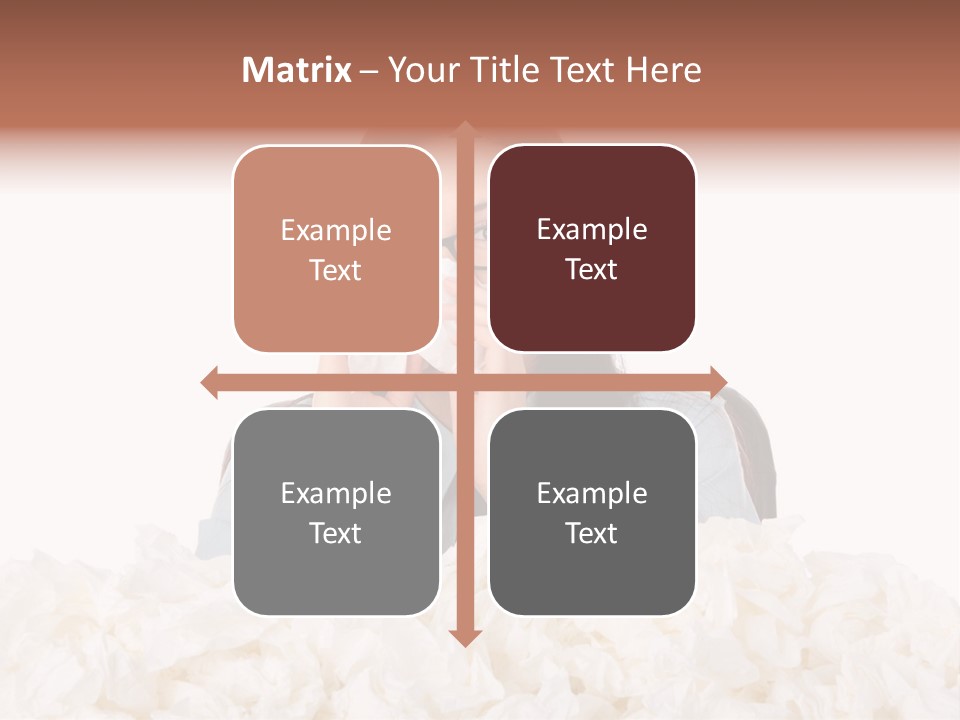 White Suit Temperature PowerPoint Template