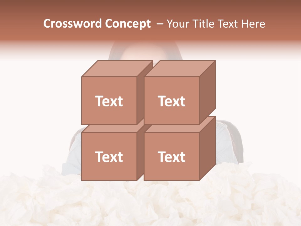 White Suit Temperature PowerPoint Template