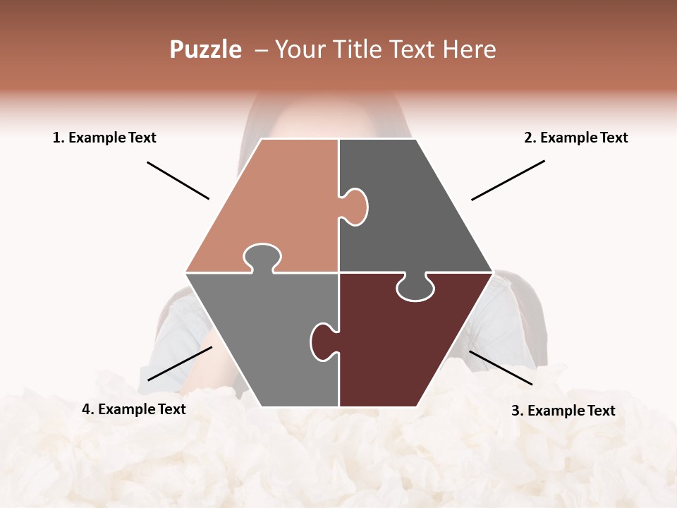 White Suit Temperature PowerPoint Template