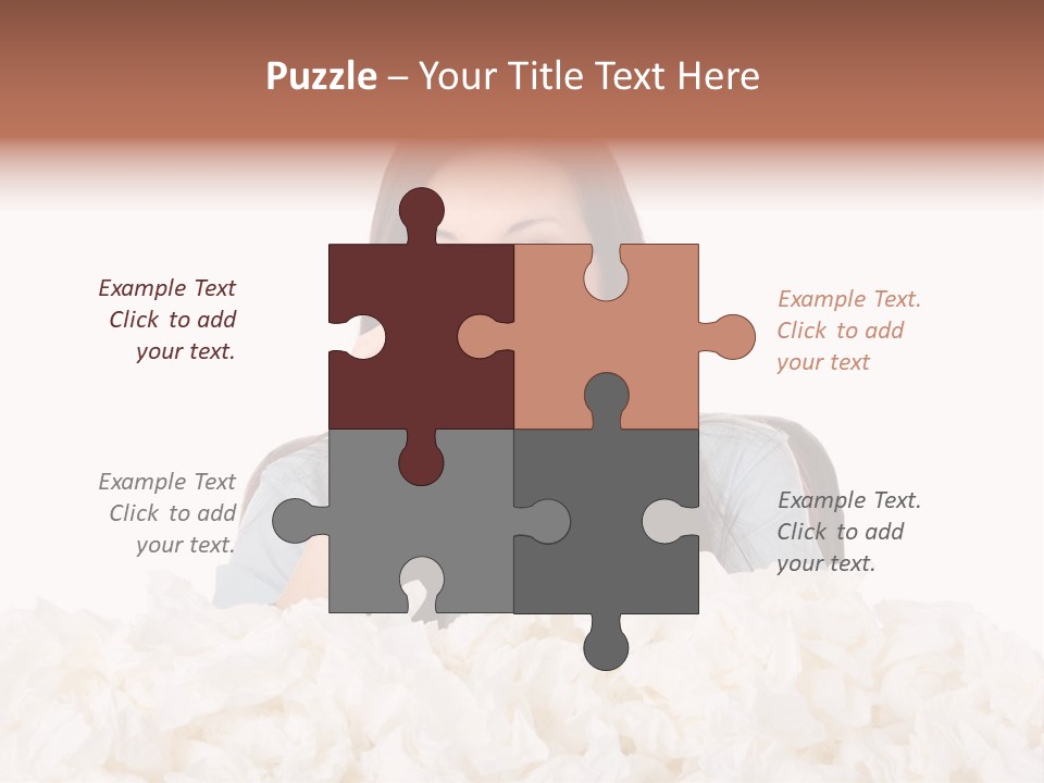 White Suit Temperature PowerPoint Template