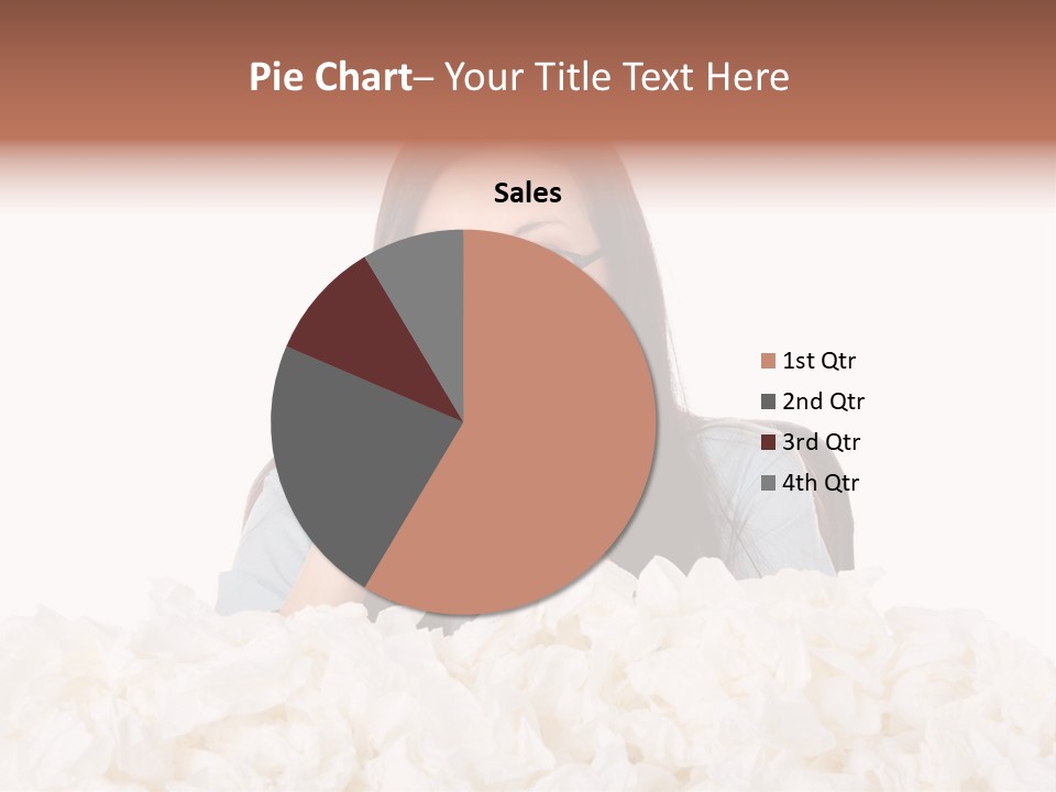 White Suit Temperature PowerPoint Template