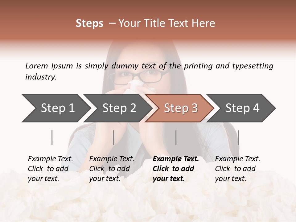 White Suit Temperature PowerPoint Template