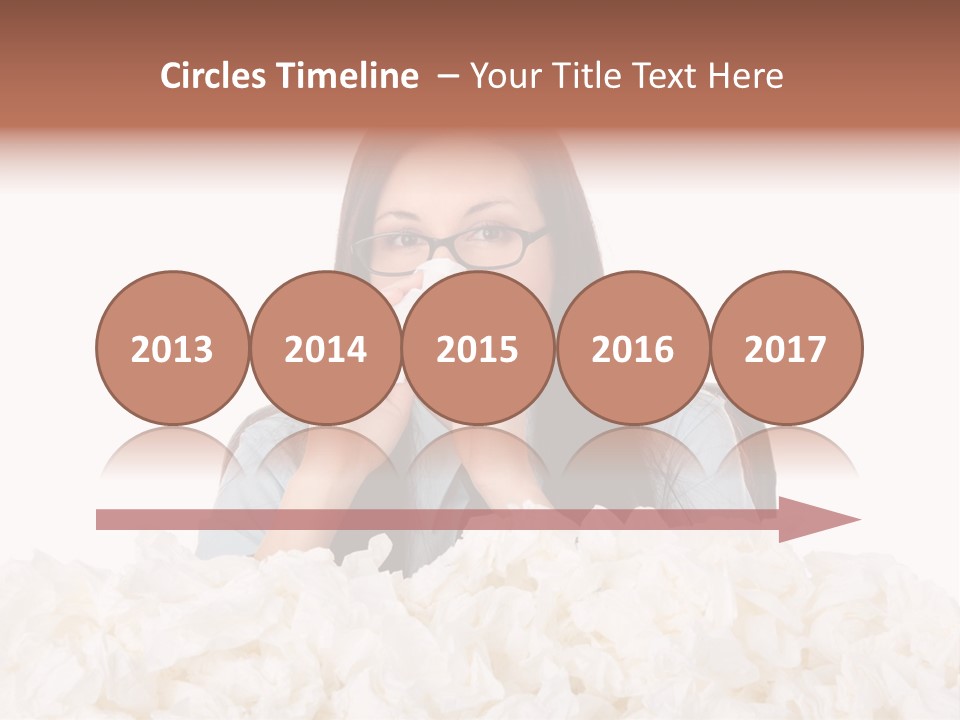 White Suit Temperature PowerPoint Template