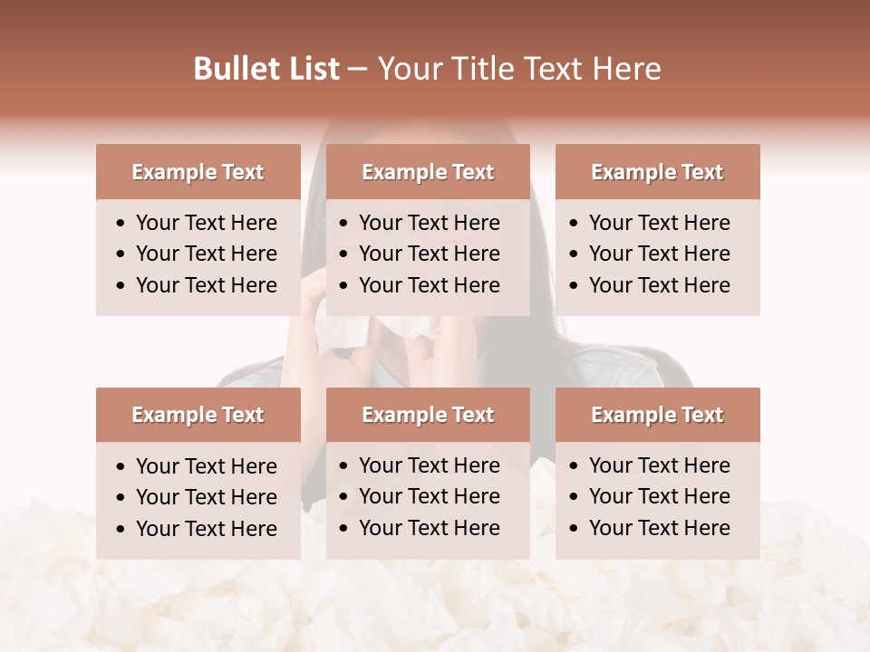 White Suit Temperature PowerPoint Template