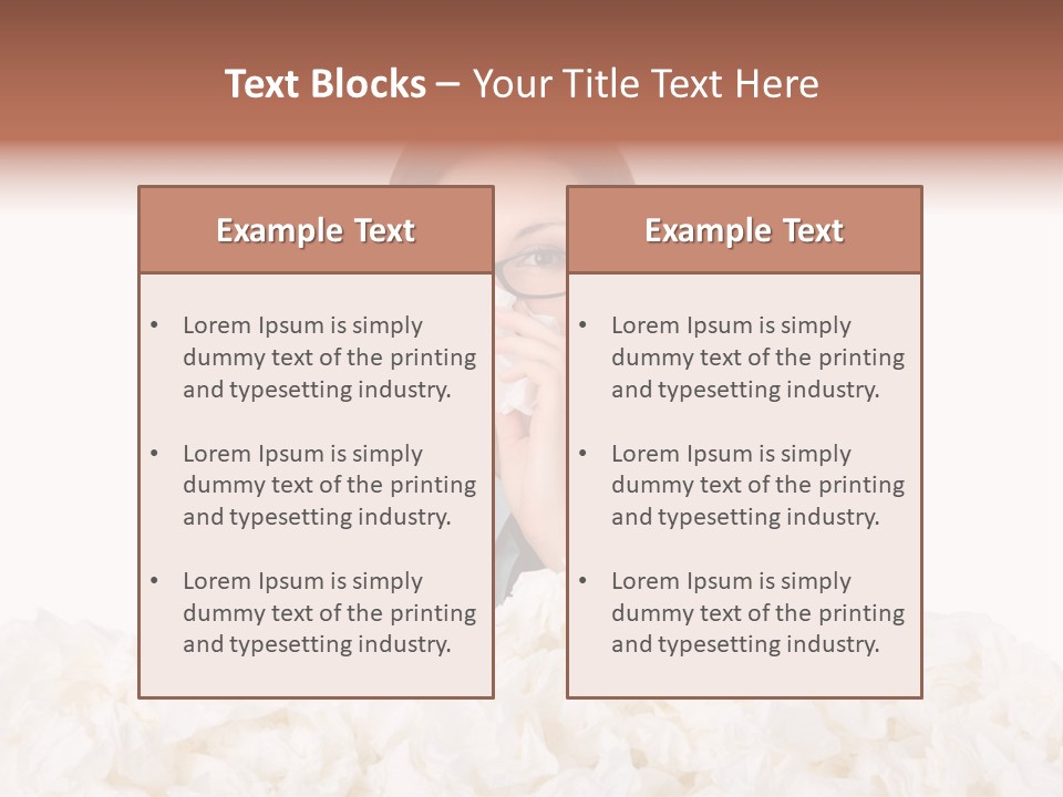 White Suit Temperature PowerPoint Template