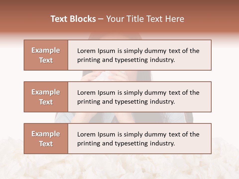 White Suit Temperature PowerPoint Template