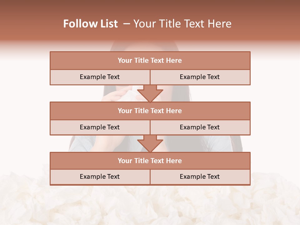 White Suit Temperature PowerPoint Template