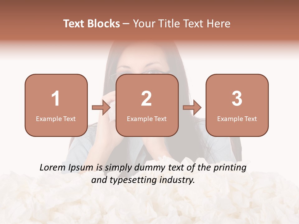 White Suit Temperature PowerPoint Template
