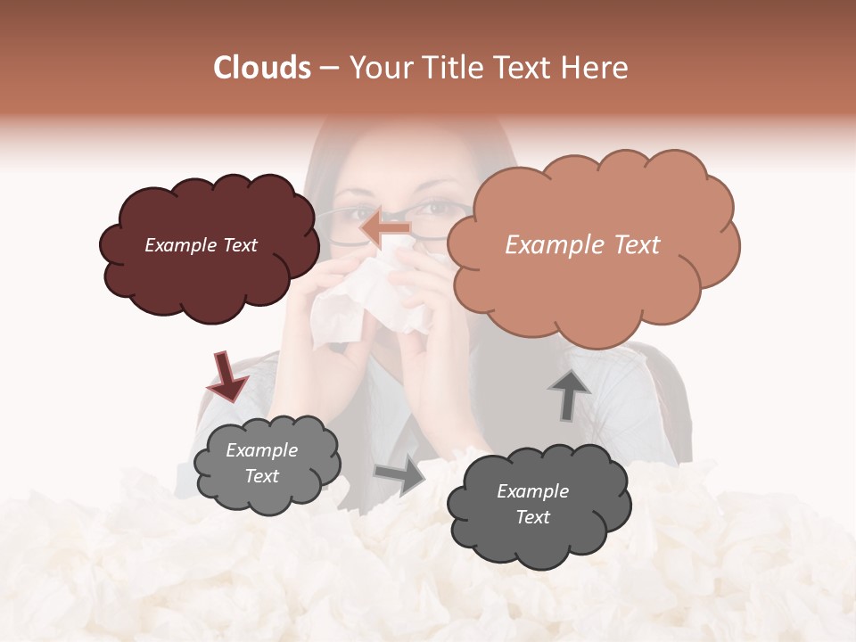 White Suit Temperature PowerPoint Template