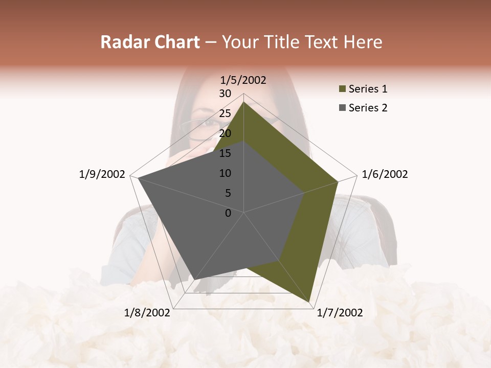 White Suit Temperature PowerPoint Template