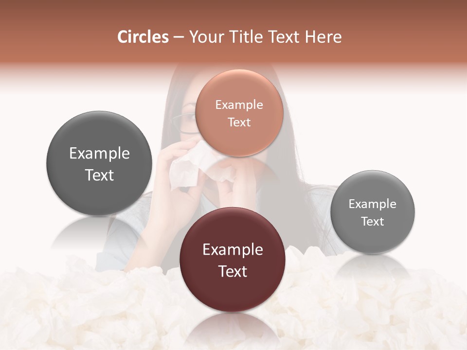 White Suit Temperature PowerPoint Template