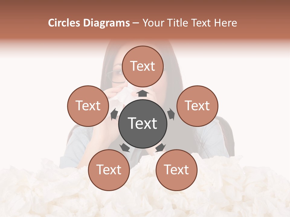 White Suit Temperature PowerPoint Template