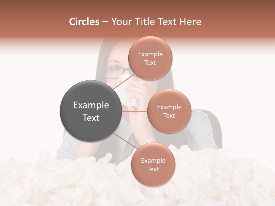 White Suit Temperature PowerPoint Template