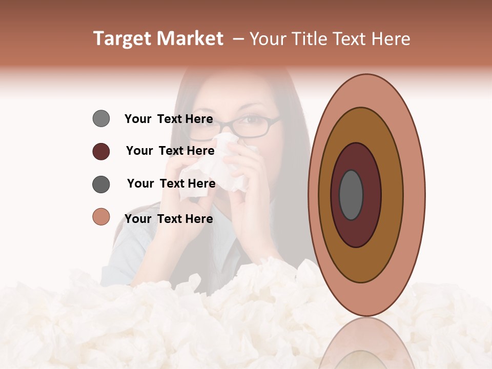 White Suit Temperature PowerPoint Template