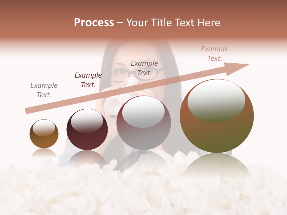 White Suit Temperature PowerPoint Template