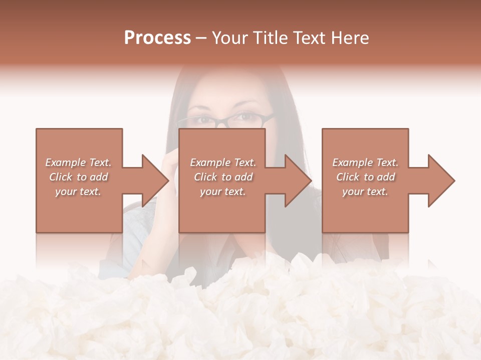 White Suit Temperature PowerPoint Template