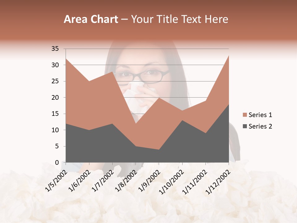 White Suit Temperature PowerPoint Template