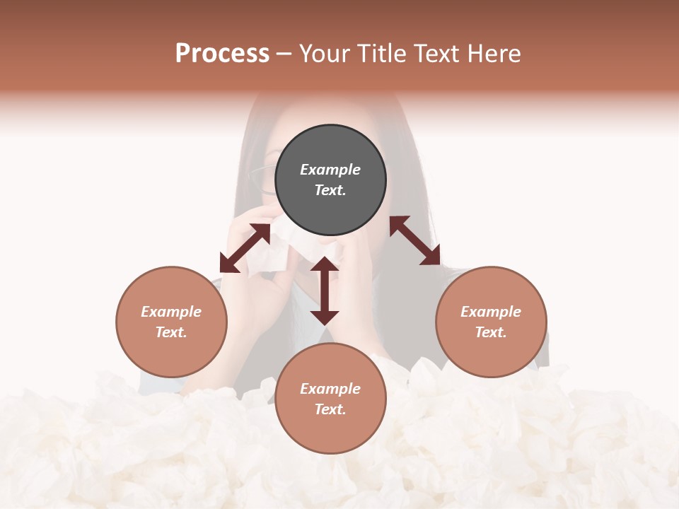 White Suit Temperature PowerPoint Template