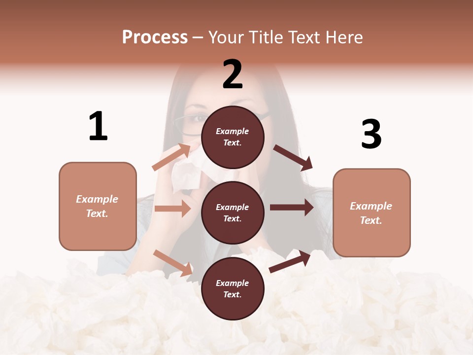 White Suit Temperature PowerPoint Template