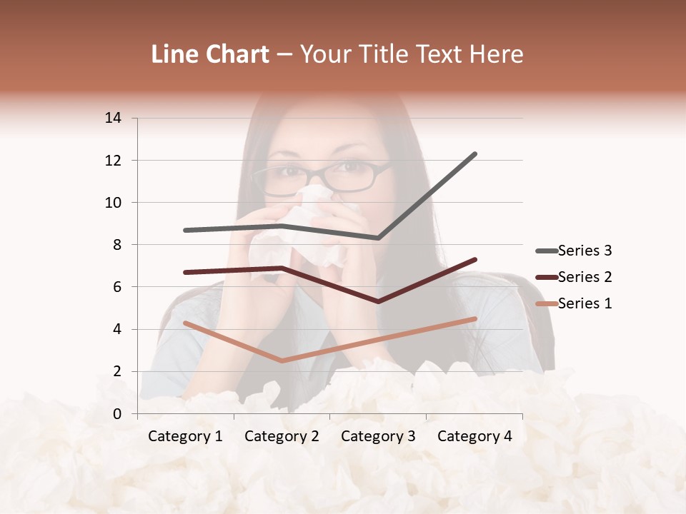 White Suit Temperature PowerPoint Template