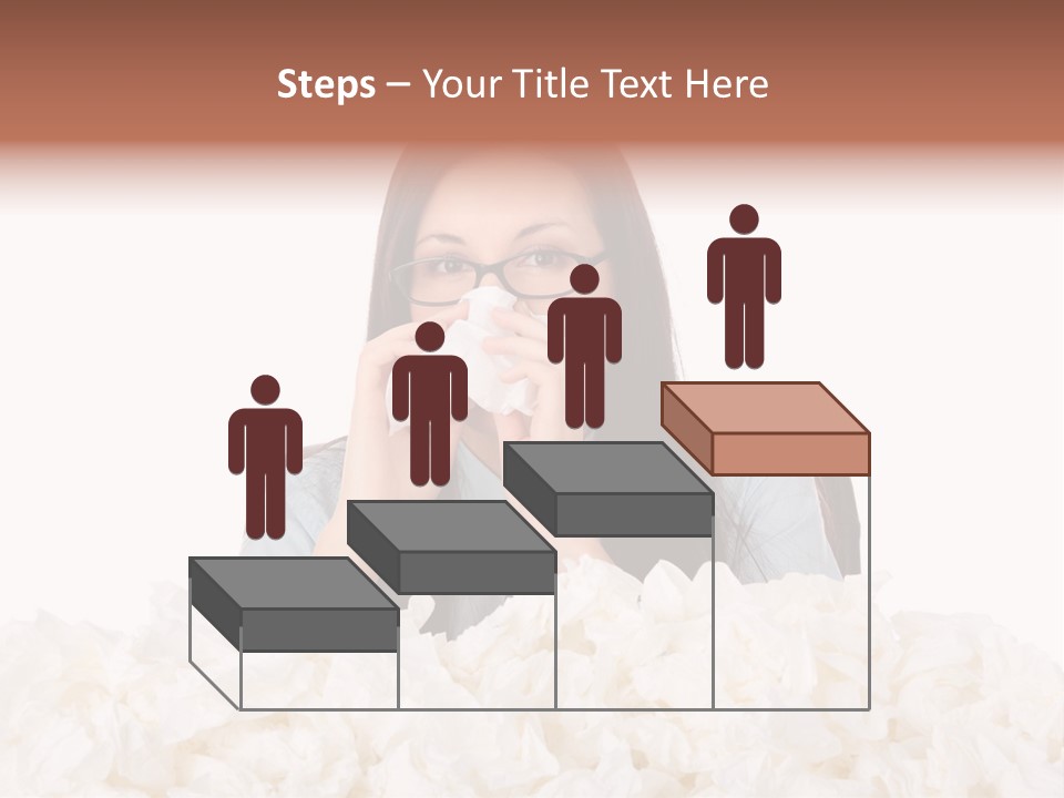 White Suit Temperature PowerPoint Template