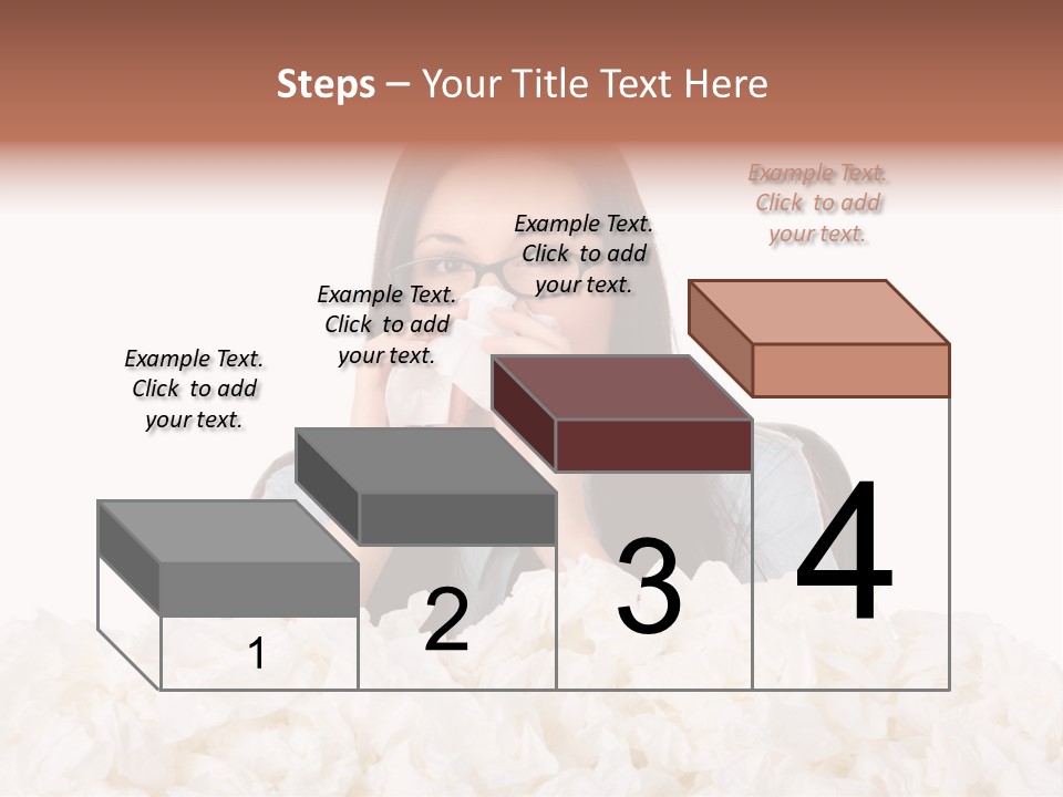 White Suit Temperature PowerPoint Template