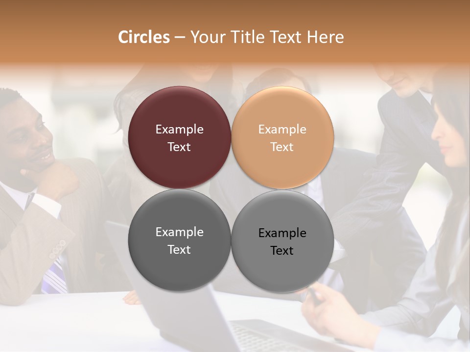 Male Discussing Employee PowerPoint Template