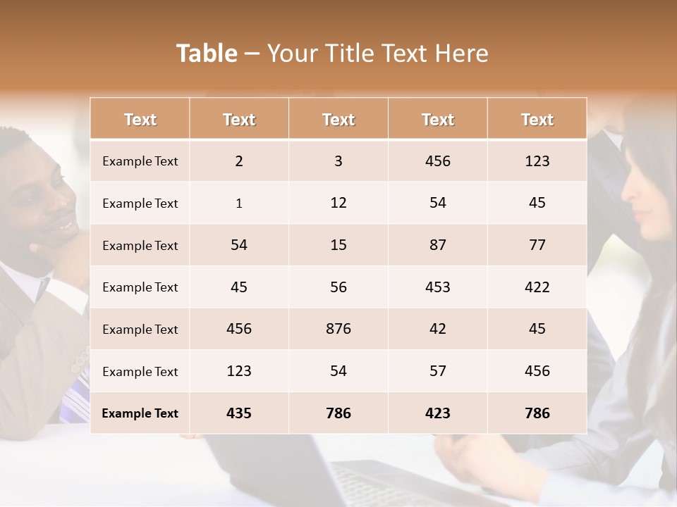 Male Discussing Employee PowerPoint Template