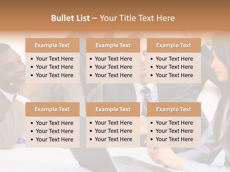 Male Discussing Employee PowerPoint Template