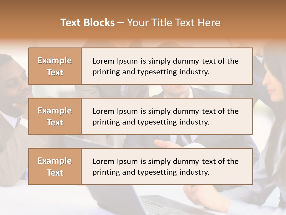 Male Discussing Employee PowerPoint Template