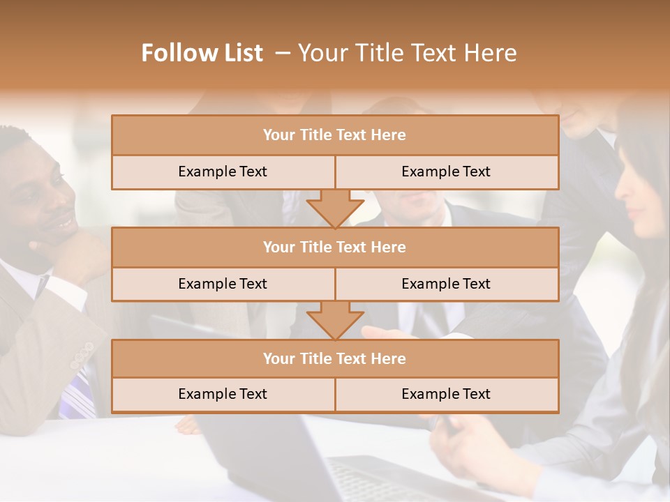 Male Discussing Employee PowerPoint Template