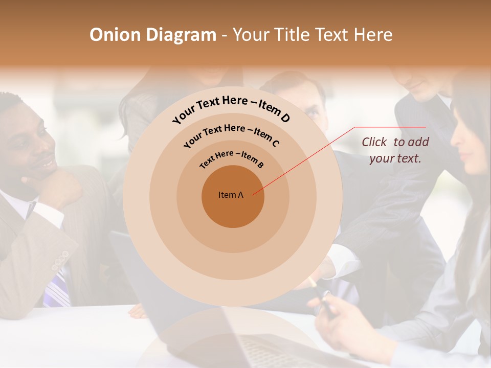 Male Discussing Employee PowerPoint Template