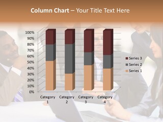 Male Discussing Employee PowerPoint Template