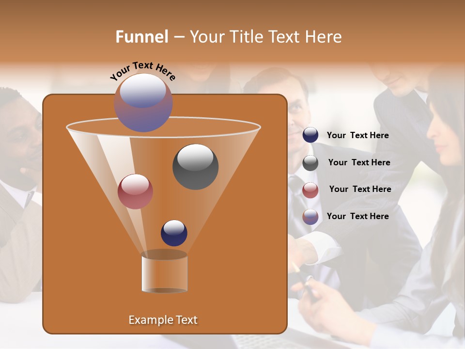 Male Discussing Employee PowerPoint Template