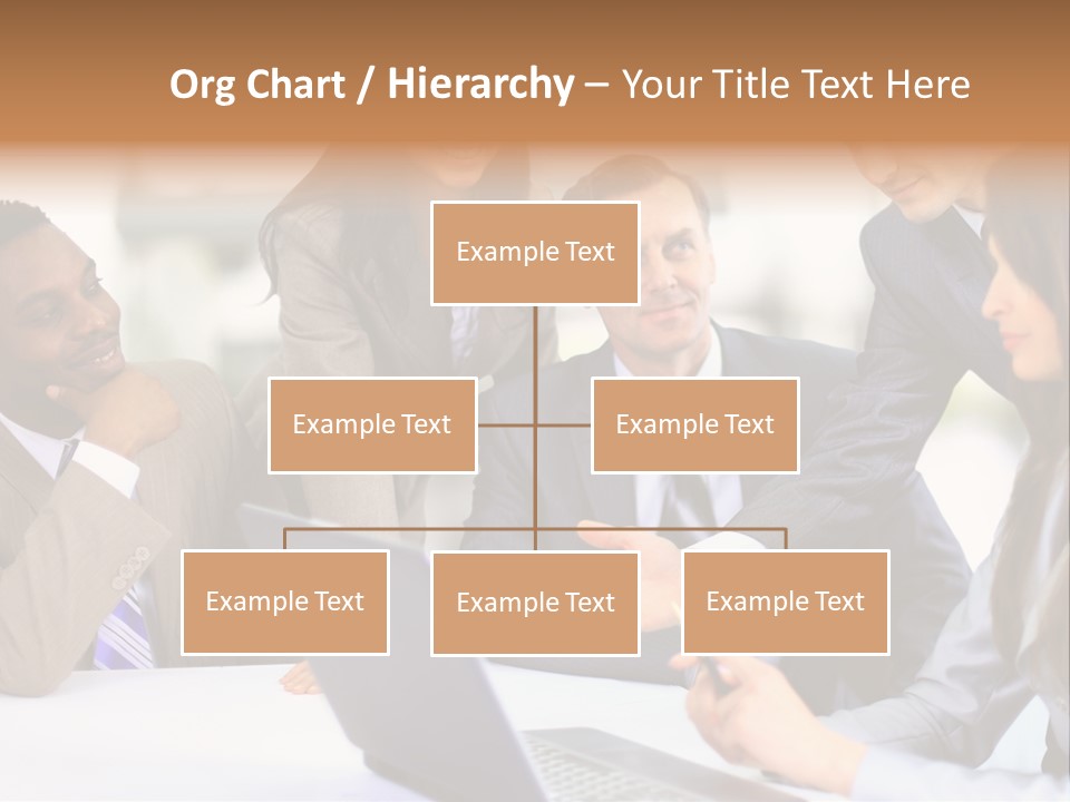 Male Discussing Employee PowerPoint Template