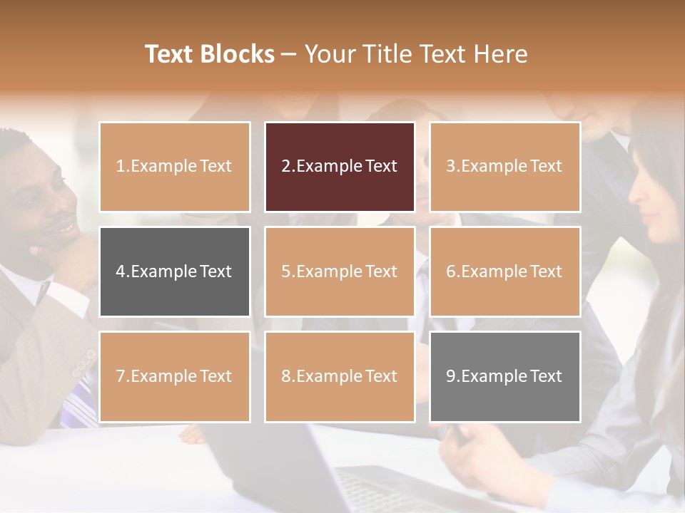 Male Discussing Employee PowerPoint Template
