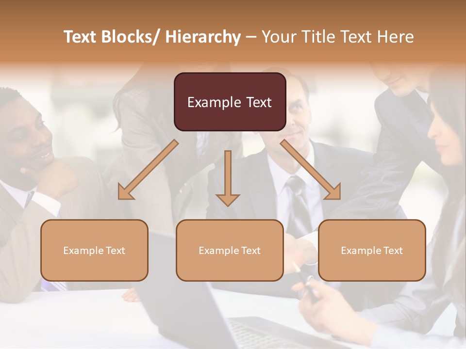 Male Discussing Employee PowerPoint Template